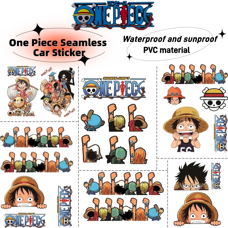 Car Accessories Toy - Naklejka na samochód elektryczny One Piece,
