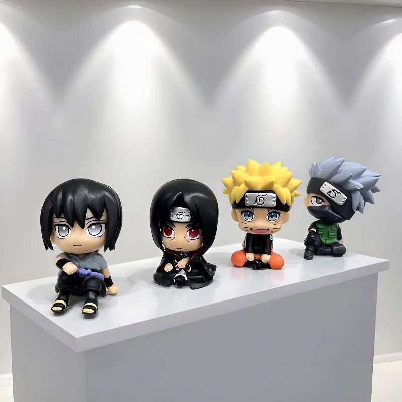 Car Accessories Toy - Figurka Naruto, urocza kreskówka, model, kawaii,